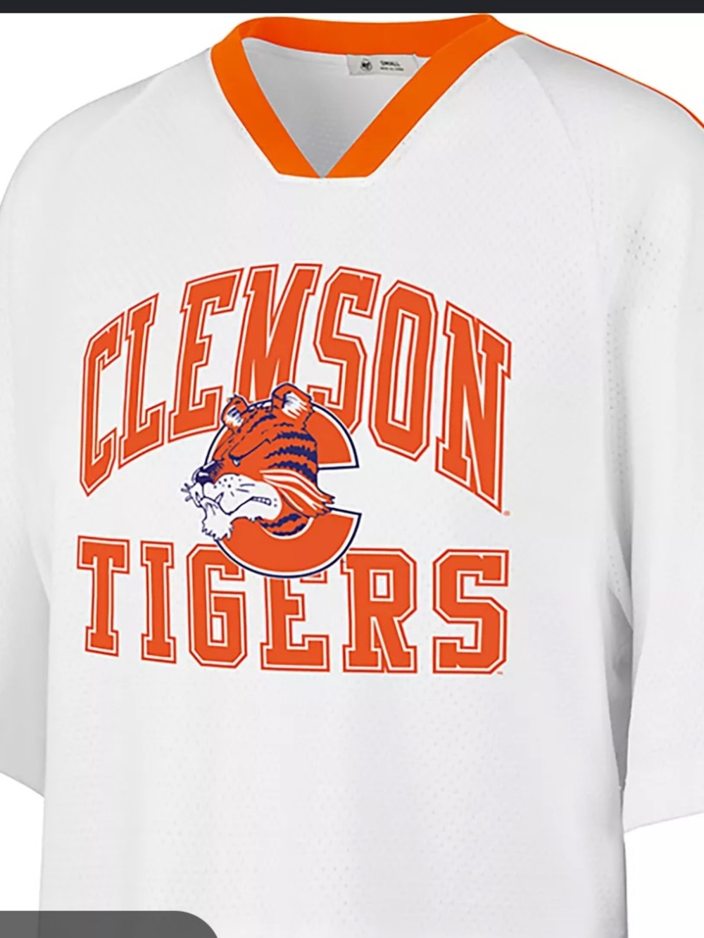 CLEMSON TIGERS BOXY JERSEY- size small NWOT